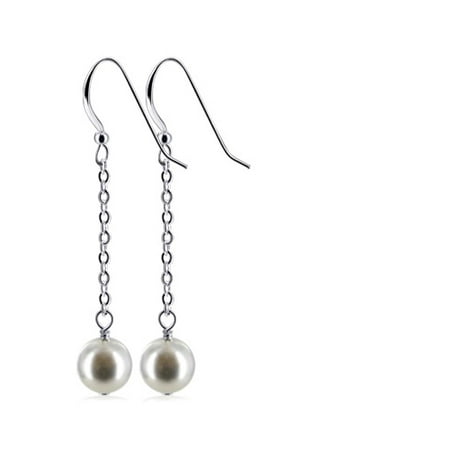 Gray Gemstone Earrings - Gem Avenue Sterling Silver Gray Color Crystal Dangle Earrings