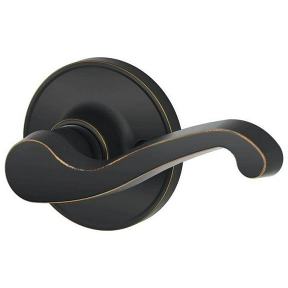 Schlage J Dexter by Schlage Aged Bronze Right-Handed Dummy Door Lever