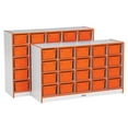 thumbnail image 3 of Rainbow Accents 20 Tray Mobile Cubbie (w/o Trays & w/ Orange Edge Band), 3 of 6