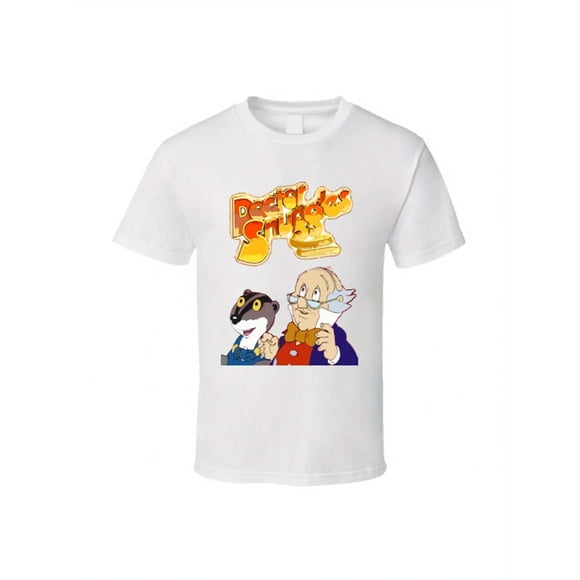 T Shirt Men's Dr. Snuggles 80s Retro Cartoon Iconic Print