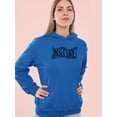 thumbnail image 2 of Insecure Slanted Slogan Hoodie Women -Image by Shutterstock, Female 5X-Large, 2 of 4