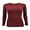 Burgundy, variant on Women's Underscrub Tee Crew Neck Long Sleeve T-Shirt- 3 Pack (Red, X-Large)