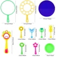 thumbnail image 4 of 22PCS Kids Bubble Wand Set Creative Bubble Wand Bulk Bubble Toy for Summer Party, 4 of 10