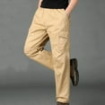thumbnail image 4 of Xysaqa Men's Hiking Pants Casual Big & Tall Work Pants Outdoor Travel Camping Fishing Pants 2X 3X 4X 5X Clearance, 4 of 9