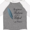 thumbnail image 4 of Inktastic Shakespeare Hamlet Madness Boys or Girls Long Sleeve Baby Bodysuit, 4 of 5