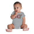 thumbnail image 4 of Funny Nerdy Christmas Ho Cubed Romper Boys or Girls Infant Baby Brisco Brands 12M, 4 of 6