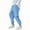 Blue, variant on JTSRKL Kids Boys Girls Summer Cotton Linen Pants Elastic Waist and Ankle Drawstring Baggy Style Lightweight Breathable Beach Pants with Pockets Beige 7-8 Years