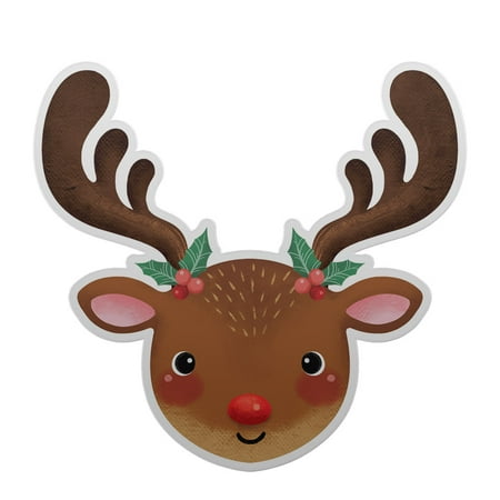 

WIRESTER Refrigerator Magnets Decoration for Kitchen Refrigerator Christmas Reindeer Face