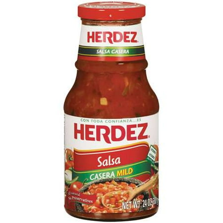 Herdez Casera Mild Salsa 24 oz. Jar