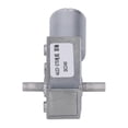 thumbnail image 1 of Gear Motor DC 24V Dual Shaft Speed Reduction Self Locking Turbine WormGeared Motor 150RPM, 1 of 5