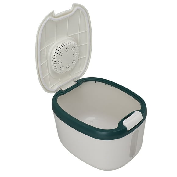 Airtight Rice Container Bug Proof Odorless with Clear Window for Grains Sugar Flour