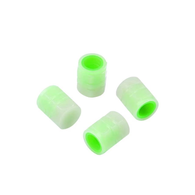 Speravity 4 piezas de tapa de vástago de válvula de neumático de coche luz de cubo de camión de vehículo luminoso en cubierta oscura reemplazo de Automoción decorativa y accesorios Verde Speravity VI017187-03