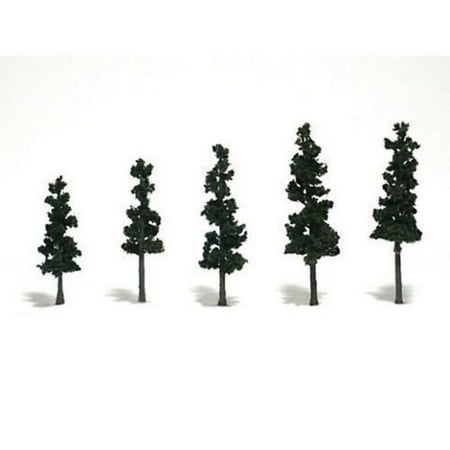 UPC: 0724771015604 | Conifer Green Ready Made Pines 2 1/2  – 4  Woodland Scenics