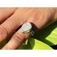 thumbnail image 4 of Heaven Crafts 925 Sterling Silver Pear Shape Moonstone Ring Boho Statement Ring For Women, 4 of 6