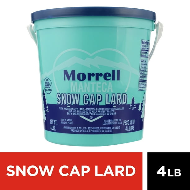 John Morrell Snow Cap Lard, 4 lb