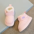 thumbnail image 6 of Mwjwdo Girls Snow Boots Thick Tube Baby Shoes Soft Sole Outdoor Non-Slip Warm Cotton Boots Casual Fashion Footwear for Toddler Winter Pink 30, 6 of 6