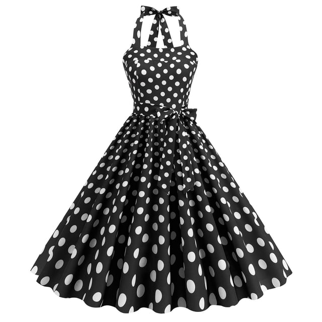 Vestido de Verano para las Mujeres, Encaje Impreso Camis sin Mangas Vestido de Cuello Redondo con Cremallera Grande Del Doblado