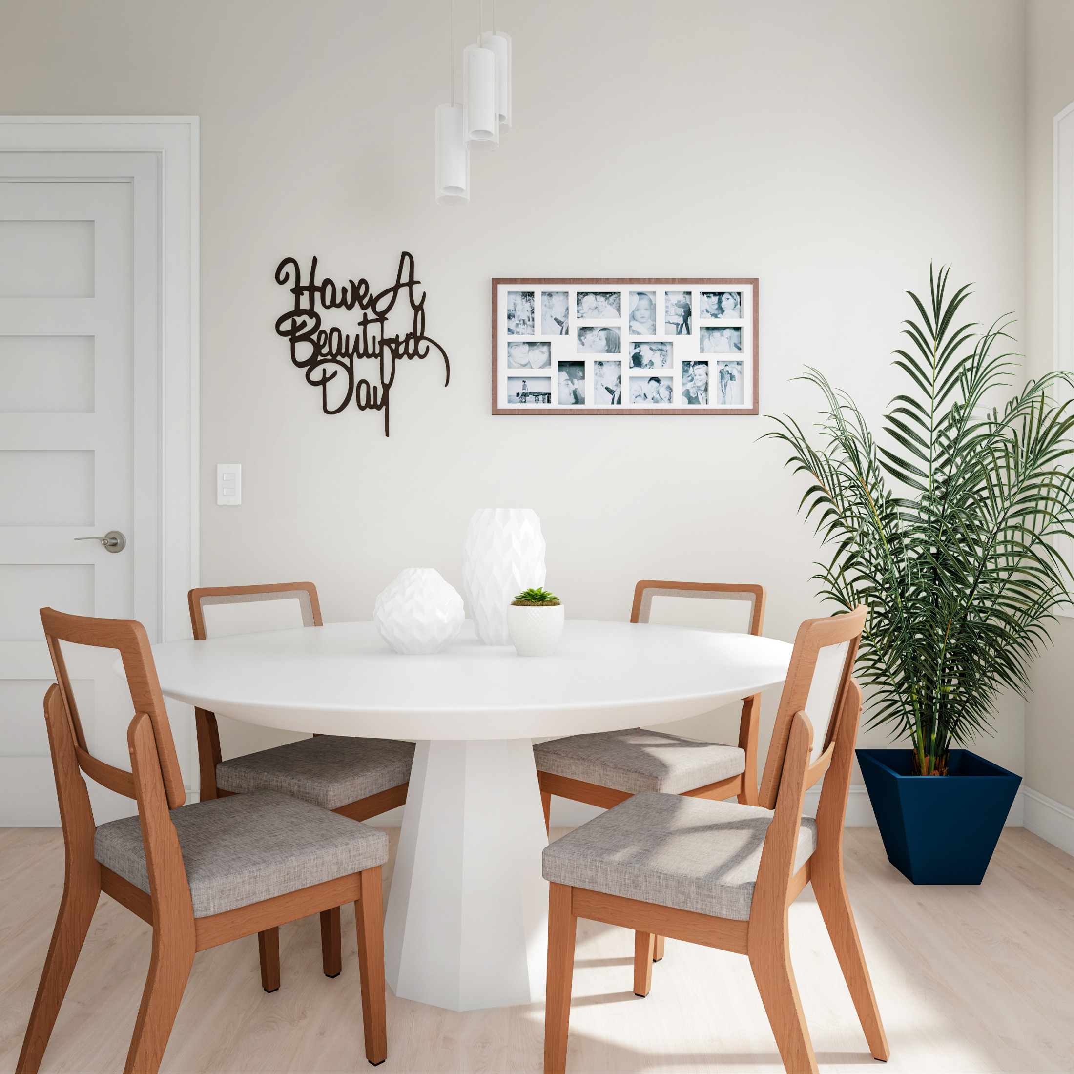 Lavish Home Have a Beautiful Day Wall Art - 3D Word Art Metal Wall Sign