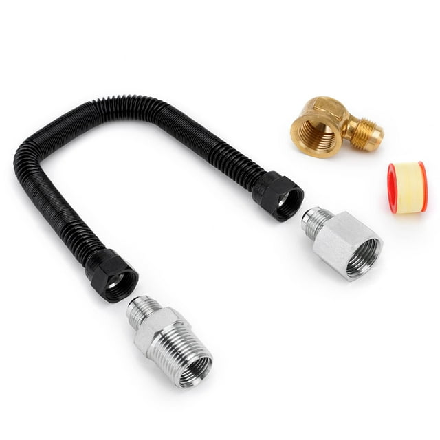Kit de conectores para tuberías de gas Stanbroil Non-Whistle, 3/8 x 30 cm