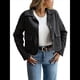 thumbnail image 2 of Chaqueta Blazer Informal para Mujer, de Piel Sintética de Ante con Solapa con Muescas y Botonadura Sencilla. Negro M, 2 of 8