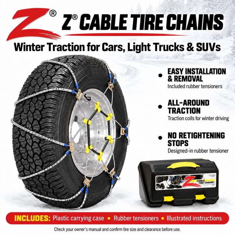 Security Chain ZT751 Super Z SUV/LT Snow Radial Tire Chain, Anti