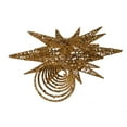 thumbnail image 4 of Kurt Adler 16.5-Inch Gold Glitter Wire 3D Star Treetop, 4 of 4