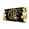 thumbnail image 2 of Billuyoard Banner de fiesta de cumpleaños, decoración de pared de fondo con tema de cumpleaños en casa Kits de decoración para fiestas 18 años, 2 of 6