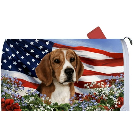 Beagle - Best of Breed Patriotic I Dog Breed Mail Box