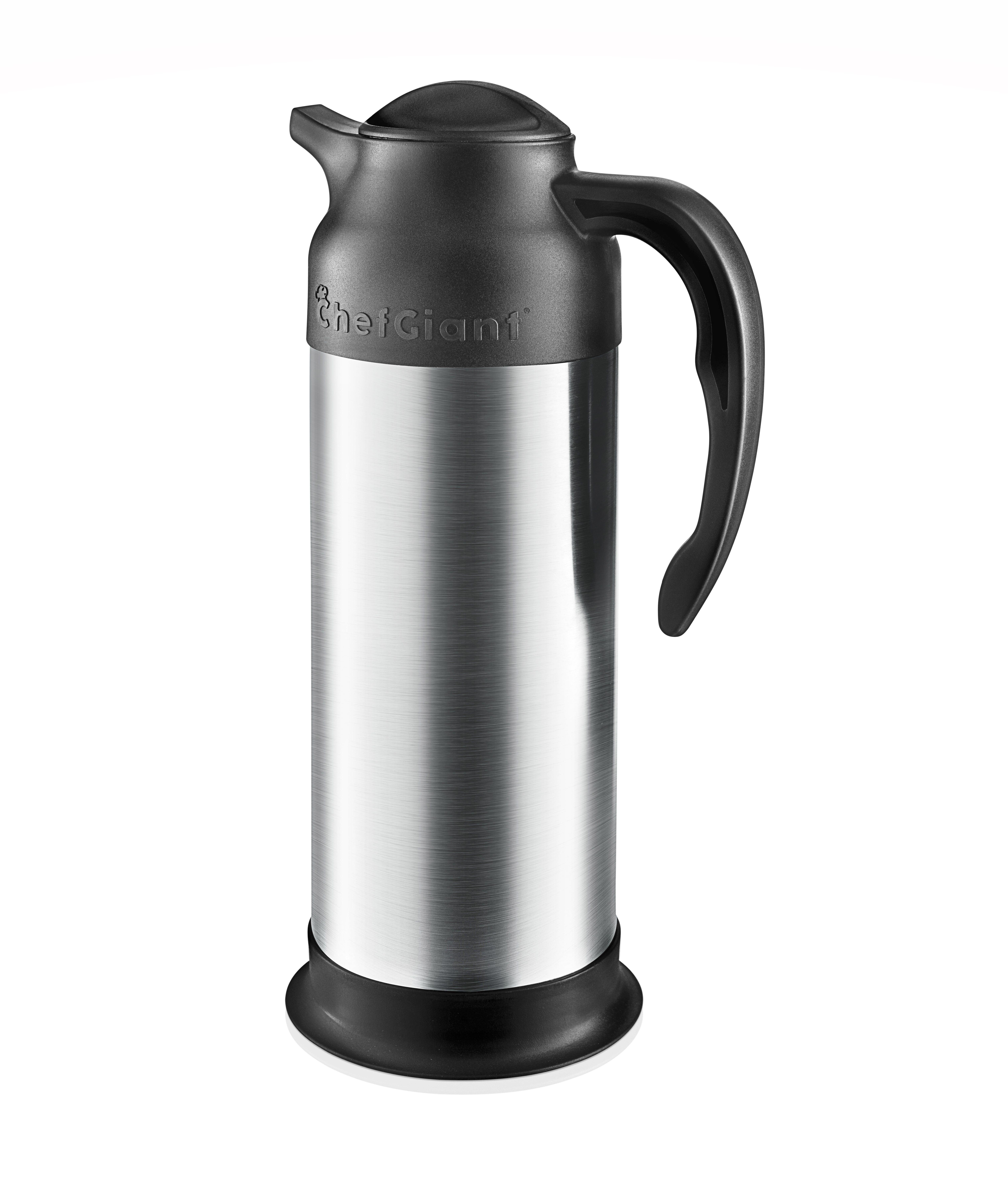 Choice 64 oz. Insulated Thermal Coffee Carafe / Server with Regular and  Decaf Brew Thru Lids - 7 x 6 3/8