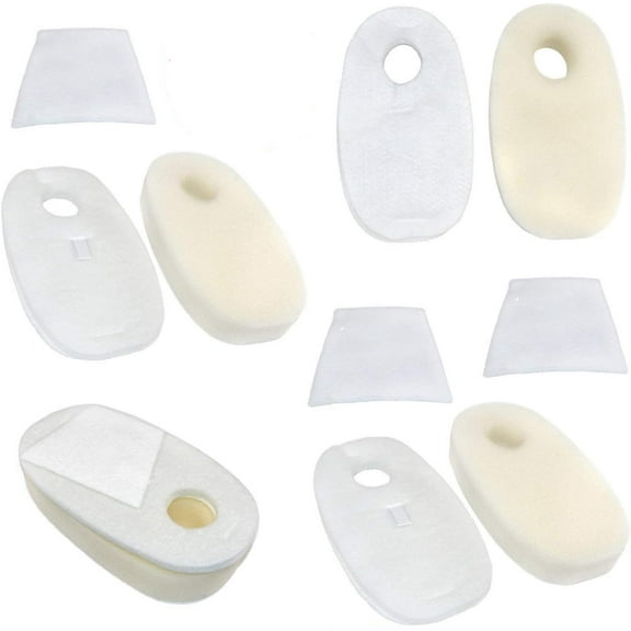 HQRP 4-pack Filter Kit for Shark Rocket DeluxePro HV319Q Hand Vac / HV320 HV320W HV321 HV321C HV322 HV322Q HV323 HV324 HV324Q UV422 Upright Vacuum Cleaner