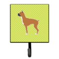 thumbnail image 1 of Carolines Treasures BB3853SH4 Boxer Checkerboard Green Leash or Key Holder, 1 of 1