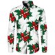 thumbnail image 2 of Camisa de manga larga para hombre, regalo de Año Nuevo 2024, camisa con estampado 3D de temática navideña, camisa informal de fiesta de talla grande para hombre S-5XL, 2 of 5