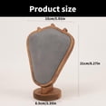 thumbnail image 5 of Osdhezcn Shop Display Necklace Bust Lint Fabric Sturdy Base Accessory for Merchandising, 5 of 12