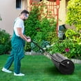 thumbnail image 2 of Gymax Lawn Roller Push/Tow Behind a Tractor Sod Drum Roller for Garden Yard Park Farm Black, 2 of 10