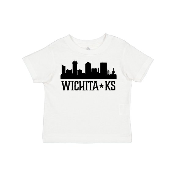 Inktastic Wichita Kansas City Skyline Boys or Girls Toddler T-Shirt