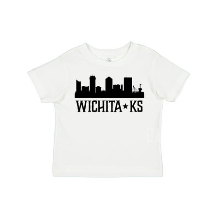 

Inktastic Wichita Kansas City Skyline Gift Toddler Boy or Toddler Girl T-Shirt