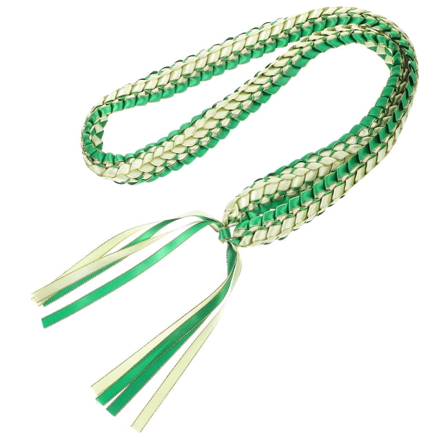 KONTONTY Graduation Braided Necklace Ribbon for Ceremonies and Parties 1Set