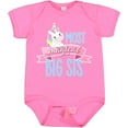 thumbnail image 3 of Inktastic Most Magical Big Sis- Cute Unicorn Girls Baby Bodysuit, 3 of 5