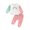 Pink, variant on Toddler Baby Girl Clothes Infant Fall Long Sleeve Rainbow Print Sweatshirt Sweater Top Casual Pants Set