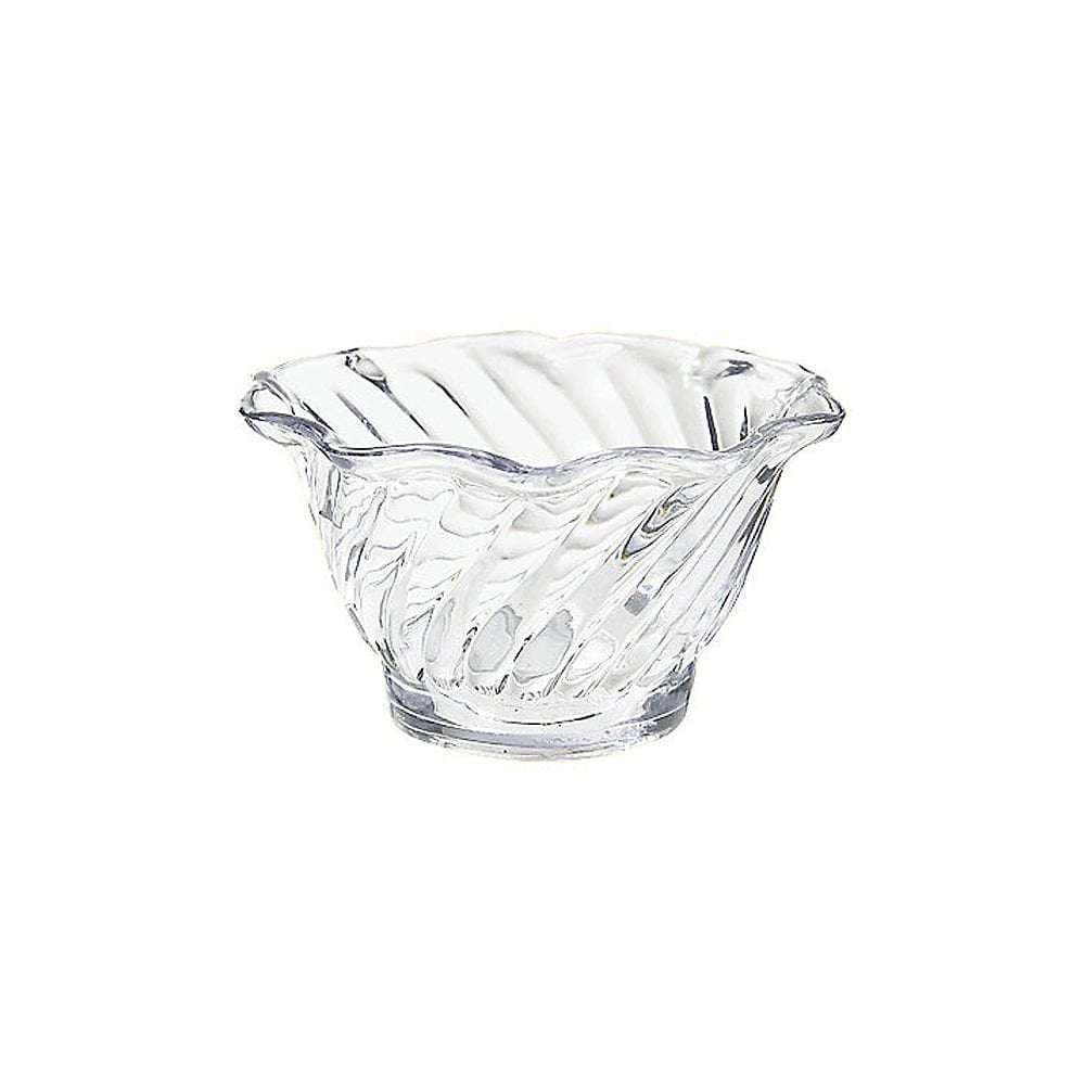 G.E.T. DD-50-CL Dessert Time Clear 5 Oz Swirl Dessert Dish 48 CS by G.E.T. Enterprises