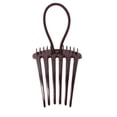 thumbnail image 1 of Peigne Queue de Cheval Vintage en Cuir - Outil Volumisant pour Cheveux, 1 of 6
