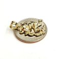 thumbnail image 6 of 10k yellow solid Gold Aquarius zodiac astrology Pendant charm fine jewelry 1.5g, 6 of 12