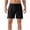 Black, variant on Men's Athletic Performance Shorts Breathable Drawcord Solid Color Stylish Casual Sports Moisture Wicking Lightweight Run White S