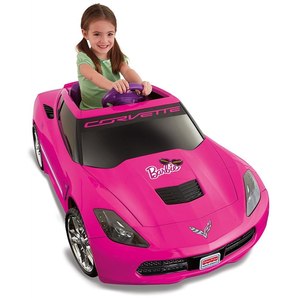 Fisher Price Power Wheels Barbie Corvette - Walmart.com