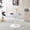 White, variant on Merronix 42.1" Round Dining Table for 4-6 People, Mid-Century Kitchen Tulip Table for Dining Room, White