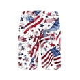 thumbnail image 5 of Yertdoel Swim Trunks Men Summer Tropical Printed Quick Dry Loose Fit Drawstring Elastic Waist Swim Shorts Lightweight Casual Comfy Board Beach Shorts with Pockets, 5 of 6