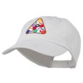 thumbnail image 2 of Balls Pool Rack Embroidered Low Profile Washed Cap - White OSFM, 2 of 5