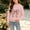Pink 4, variant on Little Girls Floral Patchwork Bow Embroidery Sweater Long Sleeve Crew Neck Holiday Soft Fall Winter Kids Pullover Pink 7-8 Years