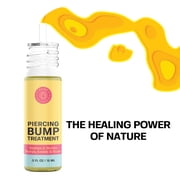 BASE LABORATORIES Piercing Bump Solution & Keloid Bump Removal Soothing Piercing Aftercare for Piercing Bumps & Keloid Scar Remova 0.5 oz