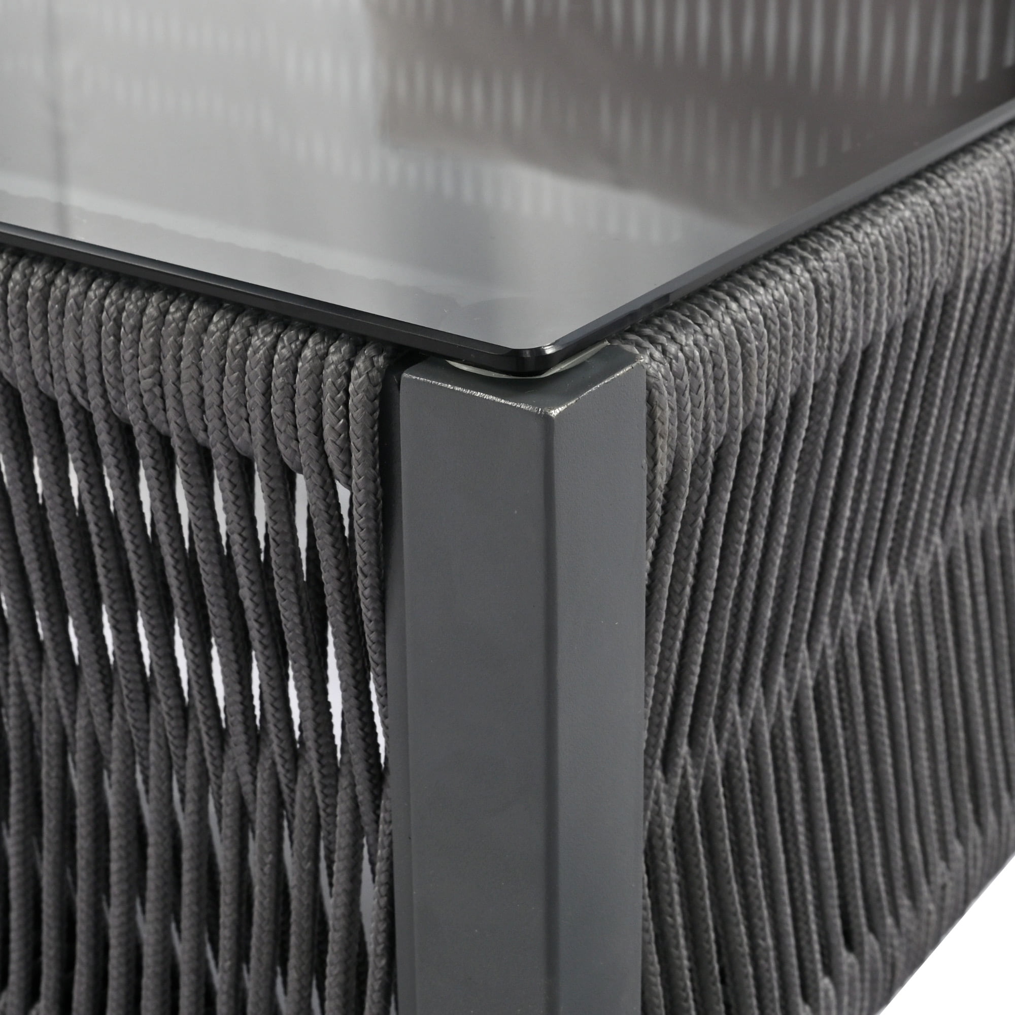Aimee Lii 4-Pieces Patio Furniture Set, Patio Conversation Set with Tempered Glass Table and Thick Cushion, Outdoor Furniture for Backyard Porch Balcony, Gray Aimee Lii 4-Pieces Patio Furniture Set, Patio Conversation Set with Tempered Glass Table and Thick Cushion, Outdoor Furniture for Backyard Porch Balcony, Gray